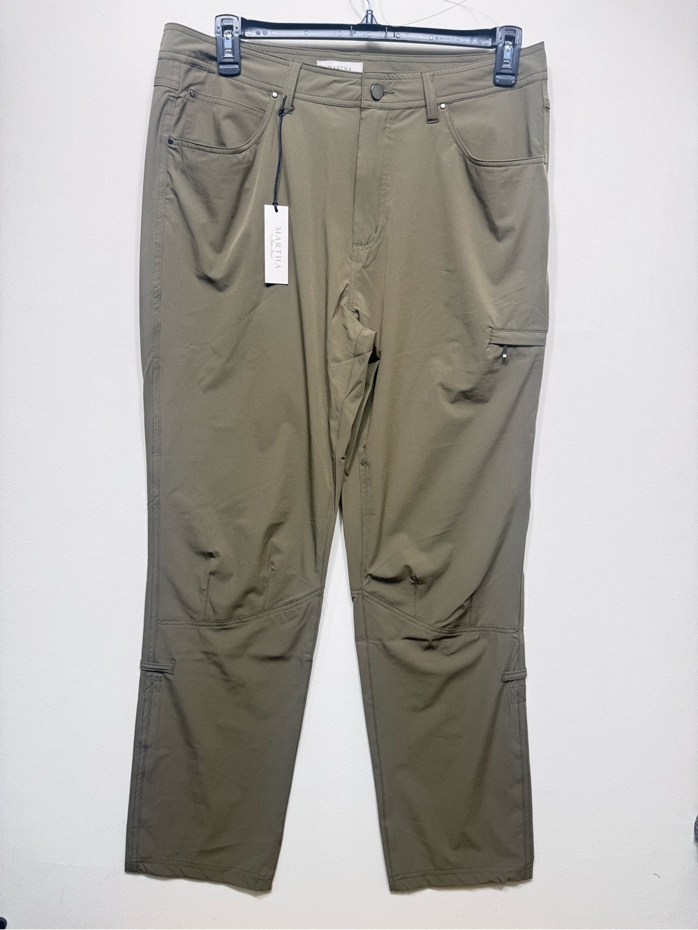 Martha Stewart Straight-Leg stretch Utility Pants nwt size 14
